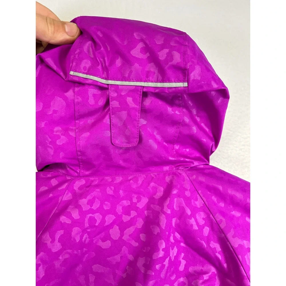 Winter Columbia Kids 6-12 Months‎ Purple Leopard Print Hooded Bunting Snow Suit